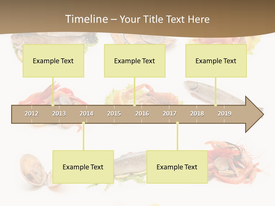 Food Sea Shrimps PowerPoint Template