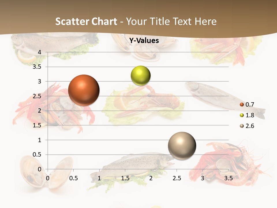 Food Sea Shrimps PowerPoint Template