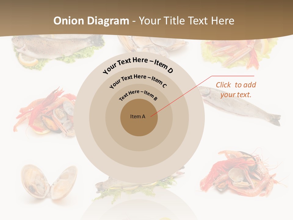 Food Sea Shrimps PowerPoint Template