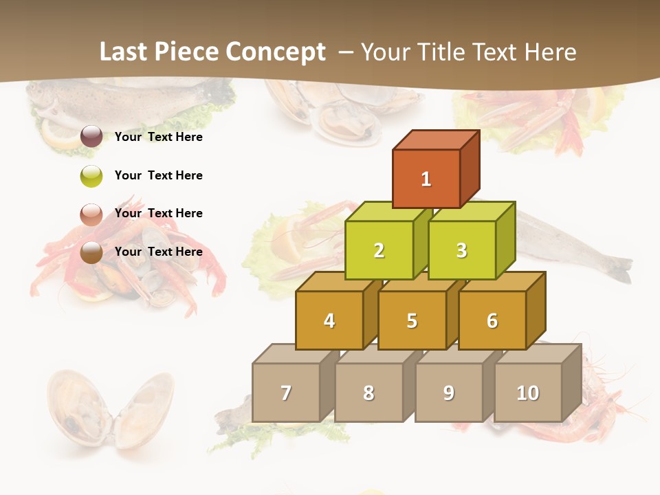 Food Sea Shrimps PowerPoint Template