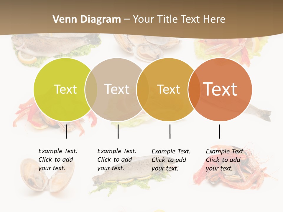 Food Sea Shrimps PowerPoint Template