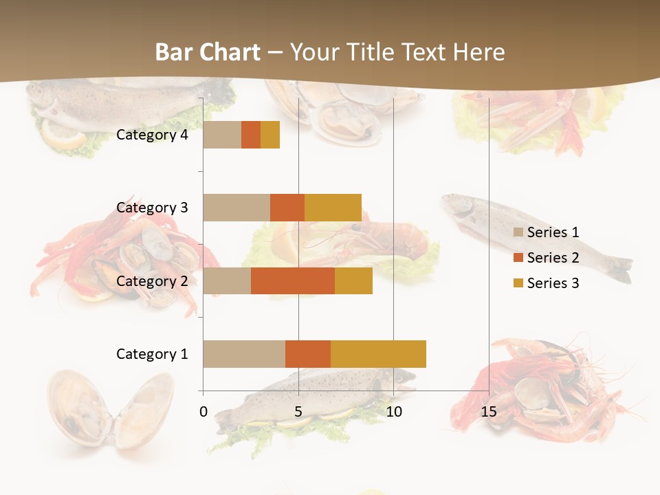 Food Sea Shrimps PowerPoint Template