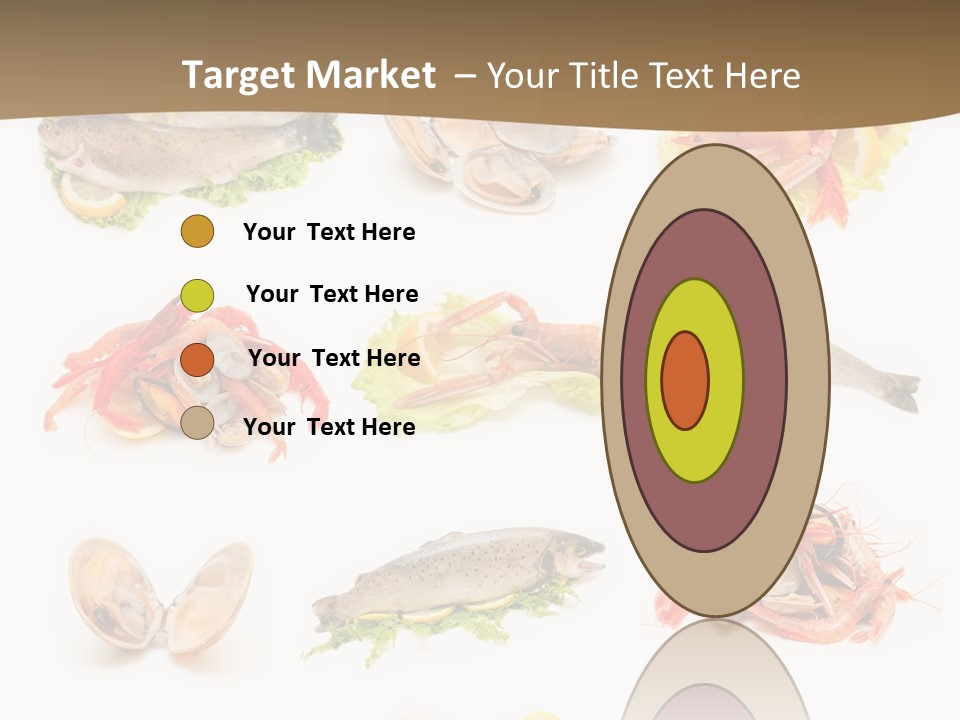 Food Sea Shrimps PowerPoint Template