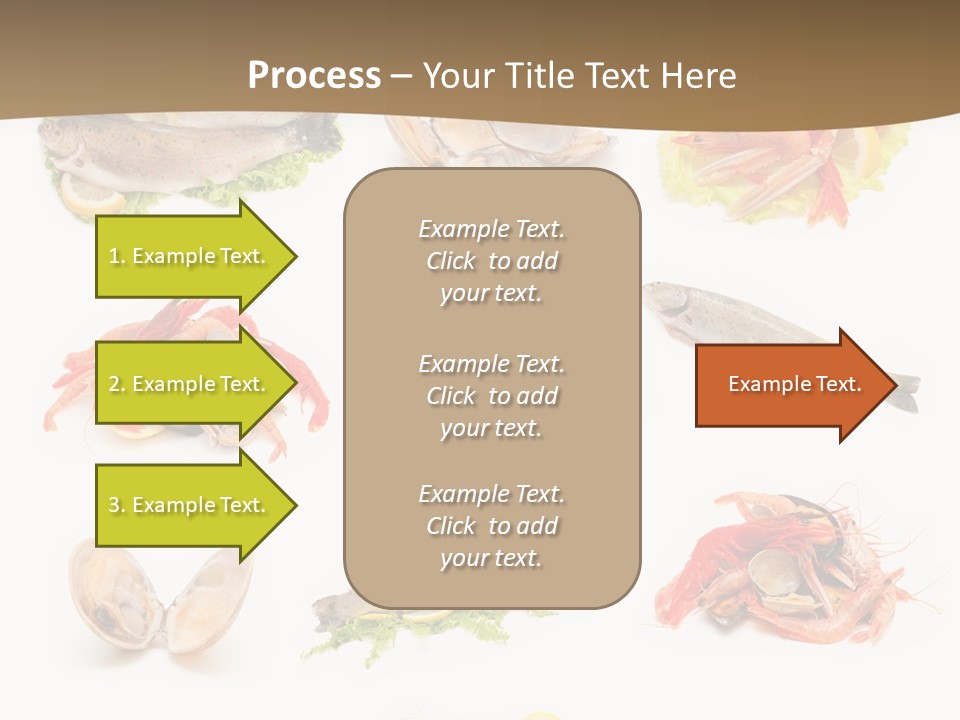 Food Sea Shrimps PowerPoint Template