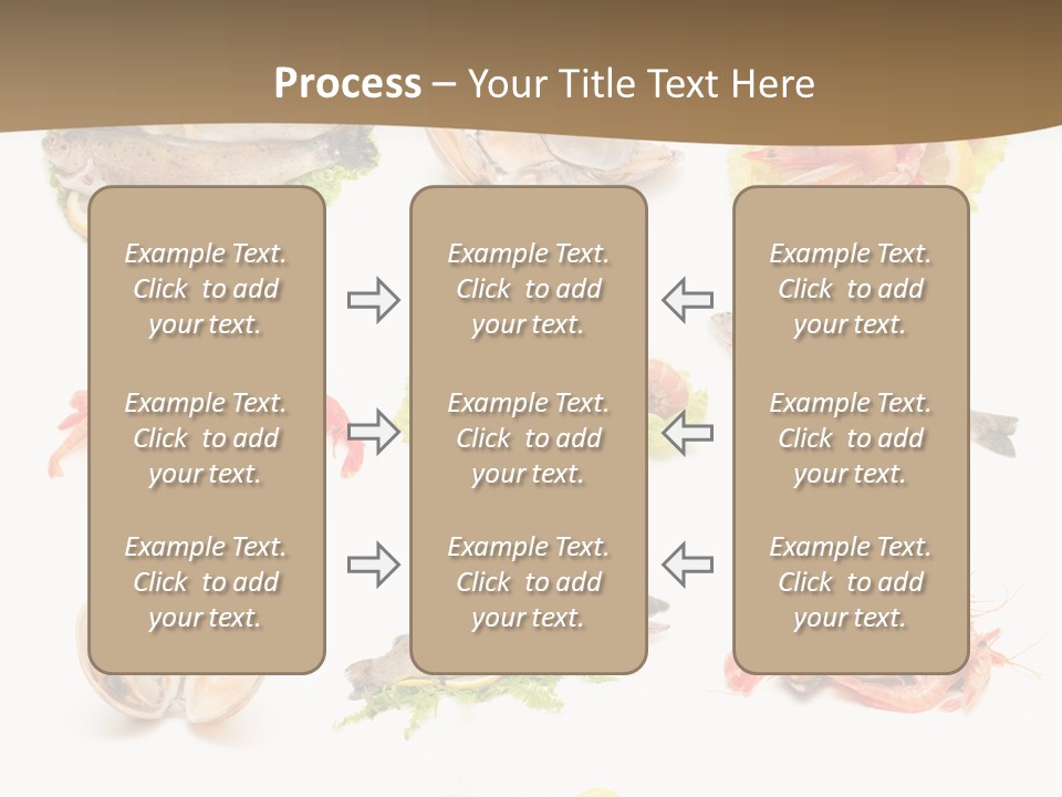 Food Sea Shrimps PowerPoint Template