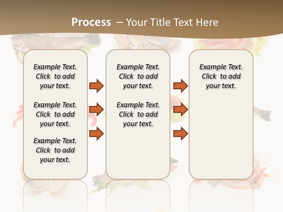 Food Sea Shrimps PowerPoint Template