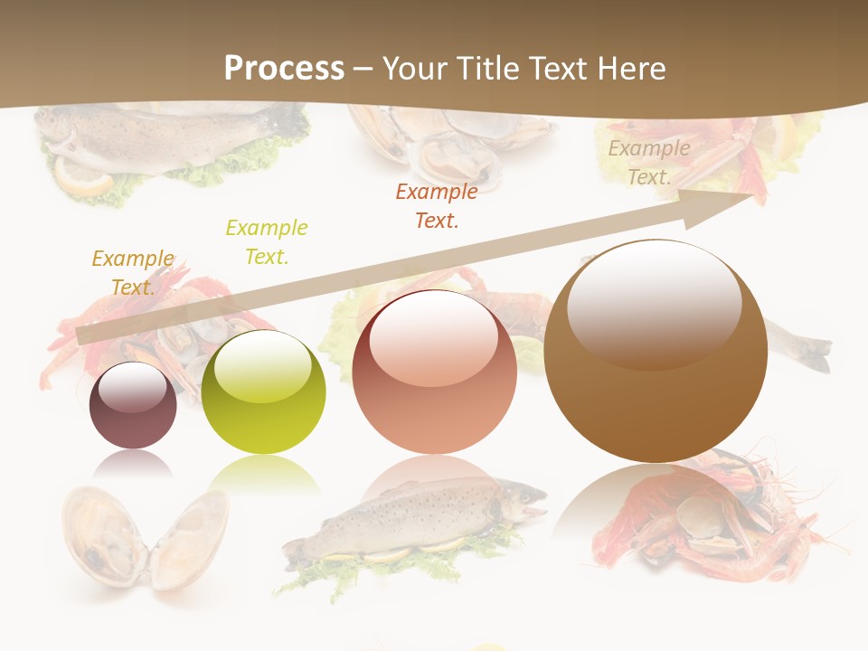 Food Sea Shrimps PowerPoint Template