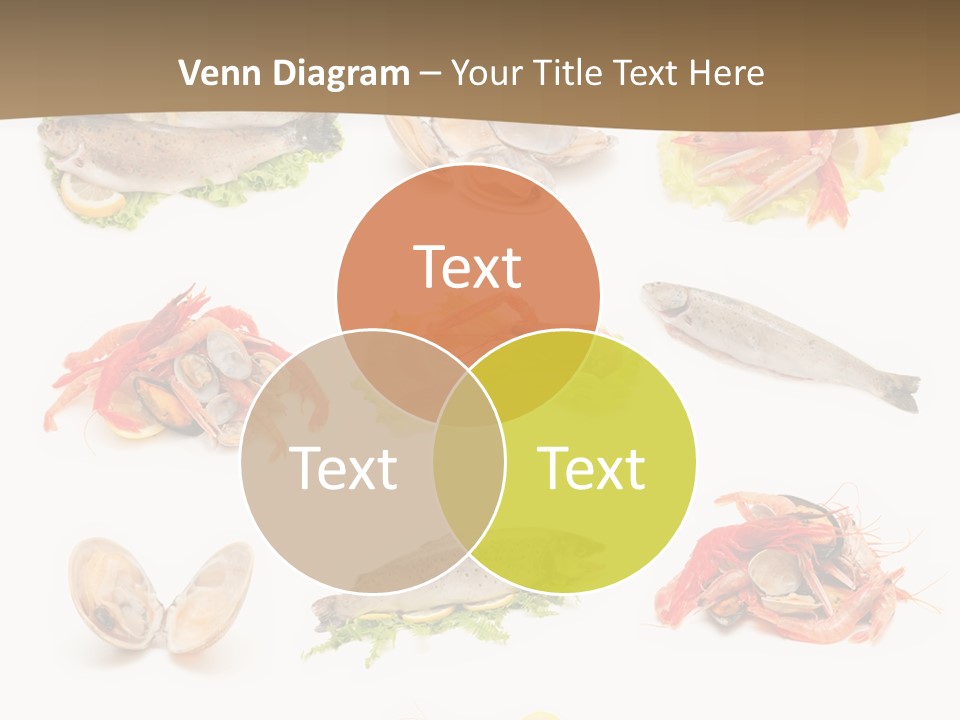 Food Sea Shrimps PowerPoint Template