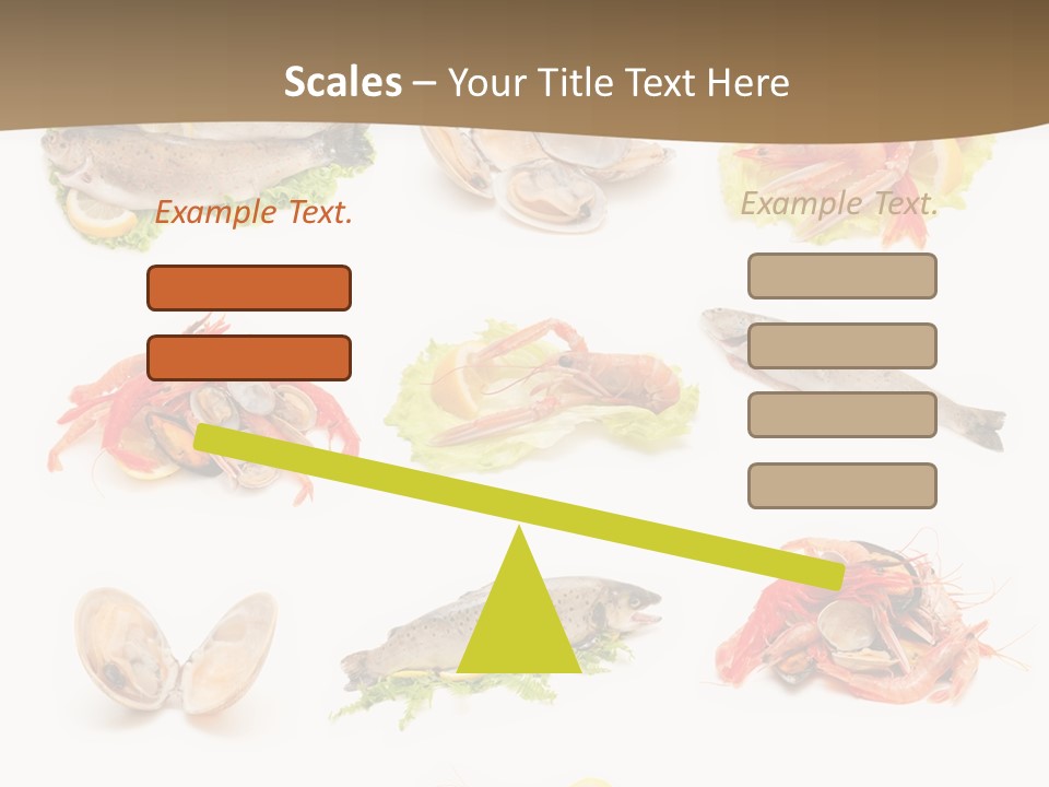 Food Sea Shrimps PowerPoint Template