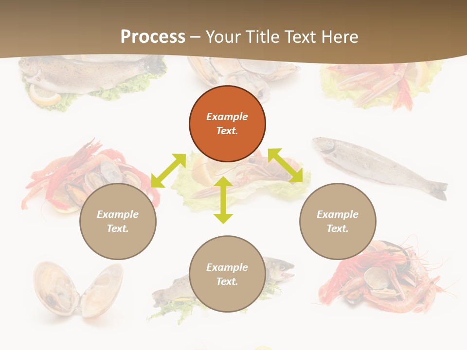 Food Sea Shrimps PowerPoint Template