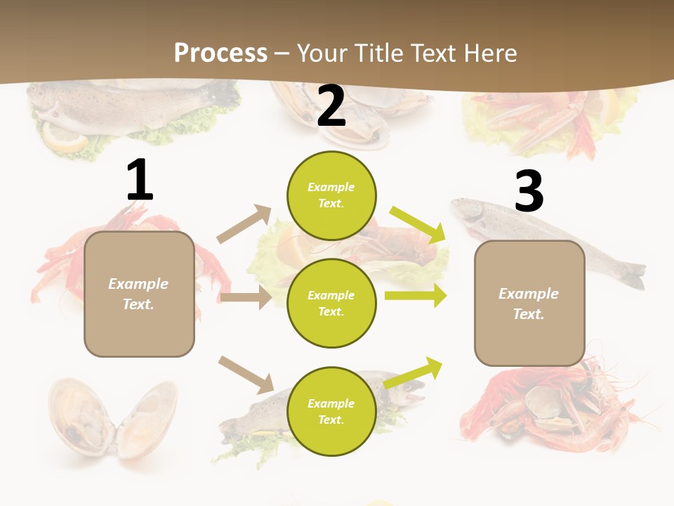 Food Sea Shrimps PowerPoint Template