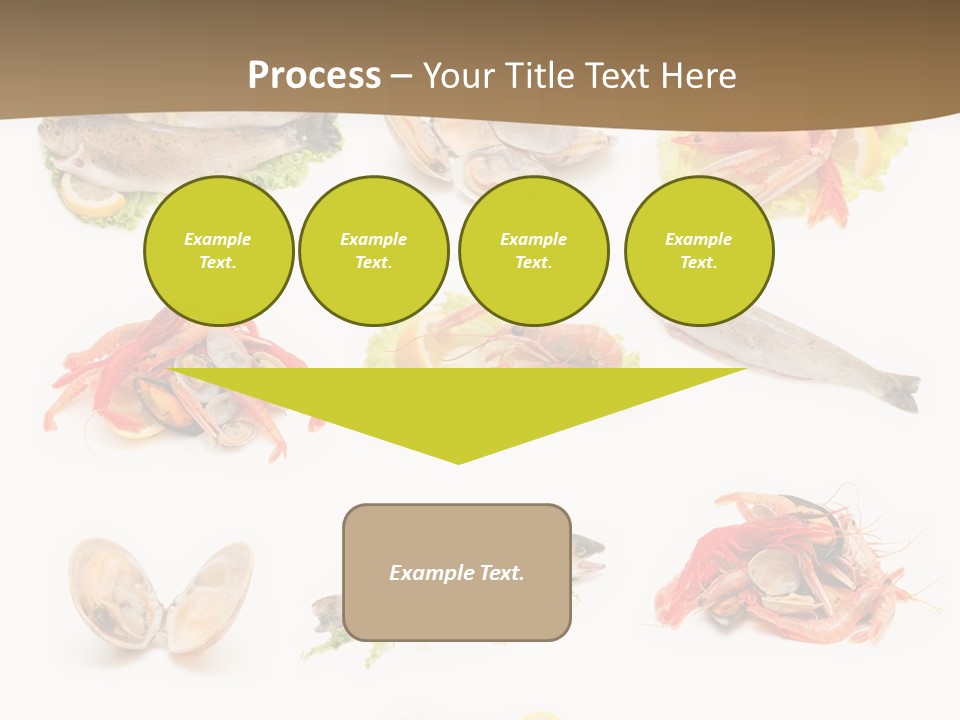 Food Sea Shrimps PowerPoint Template