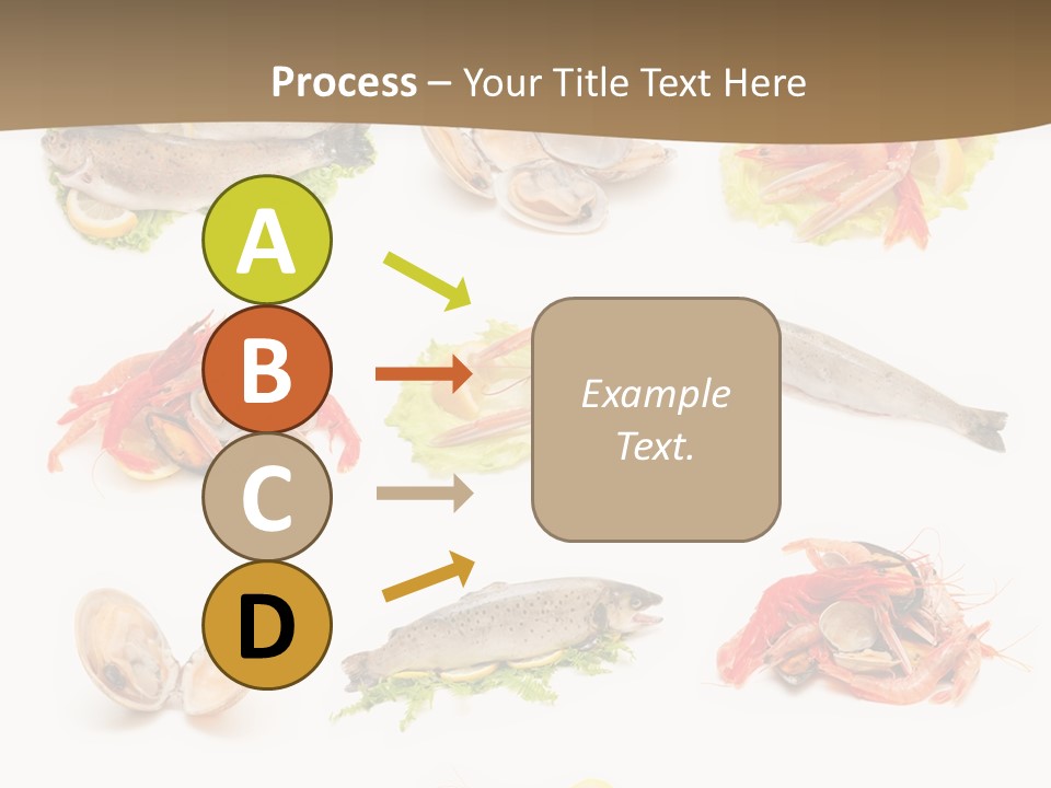 Food Sea Shrimps PowerPoint Template