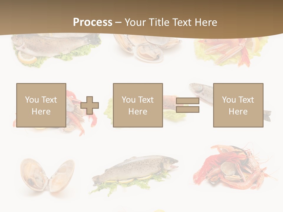 Food Sea Shrimps PowerPoint Template