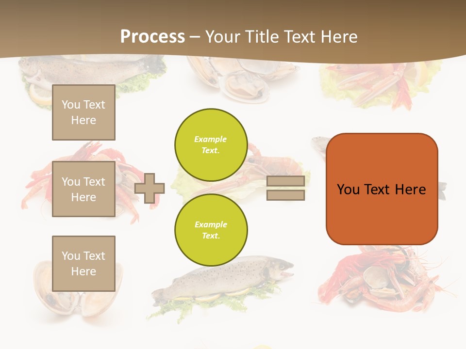 Food Sea Shrimps PowerPoint Template