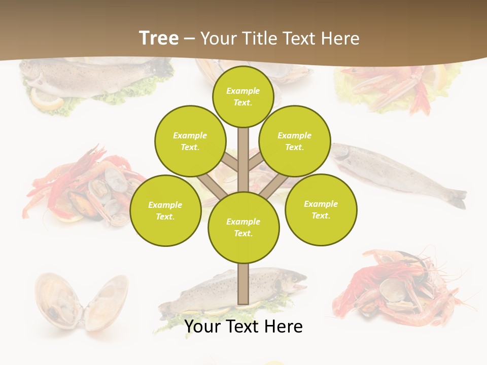 Food Sea Shrimps PowerPoint Template