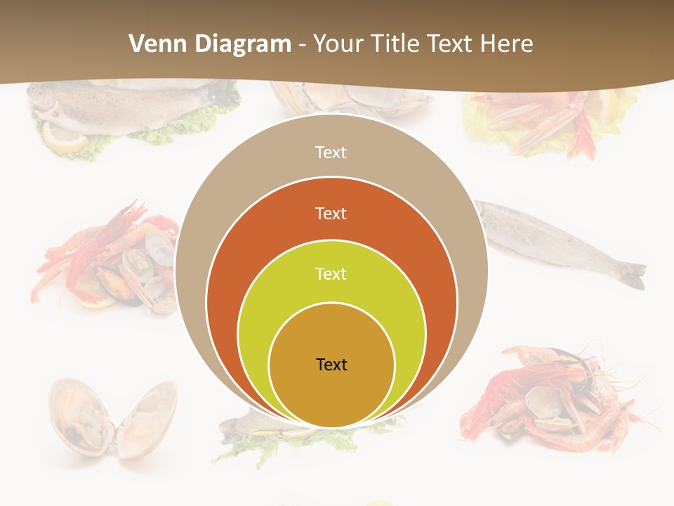 Food Sea Shrimps PowerPoint Template