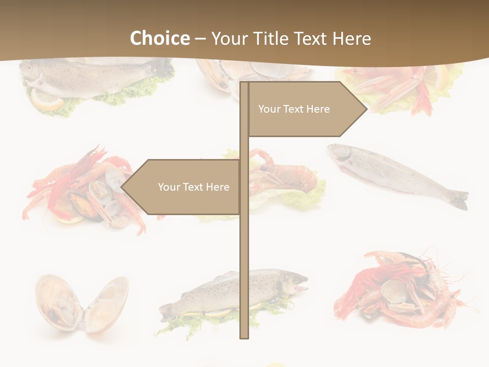 Food Sea Shrimps PowerPoint Template
