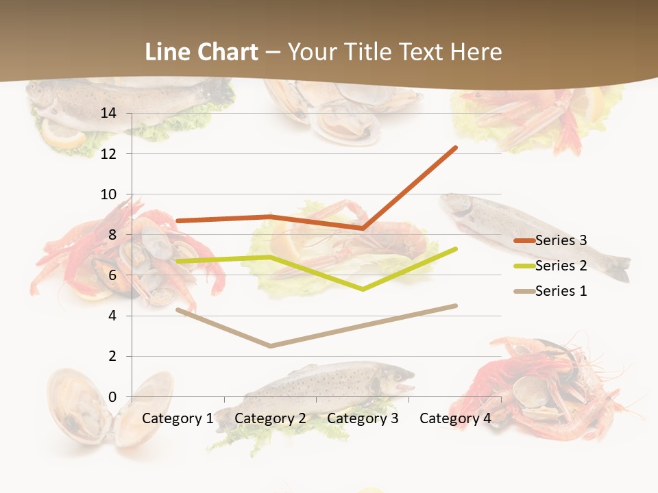Food Sea Shrimps PowerPoint Template