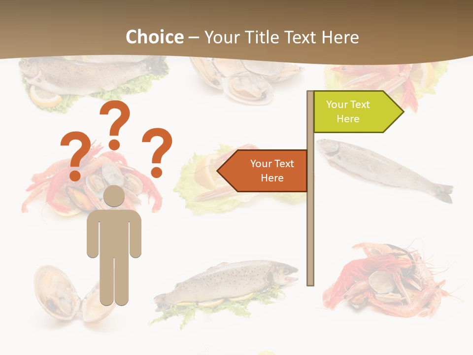 Food Sea Shrimps PowerPoint Template