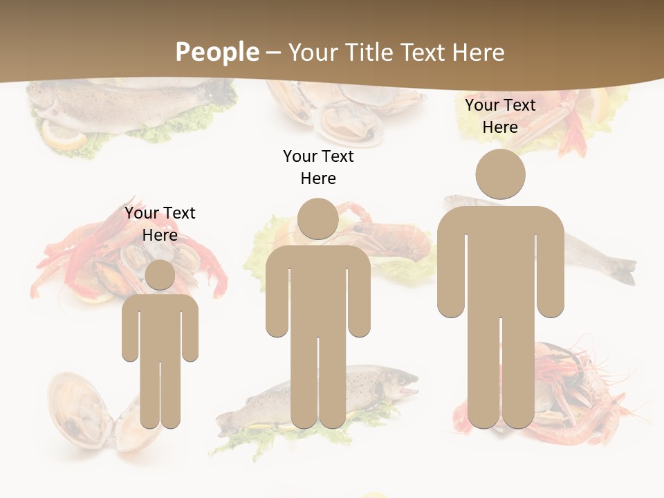 Food Sea Shrimps PowerPoint Template