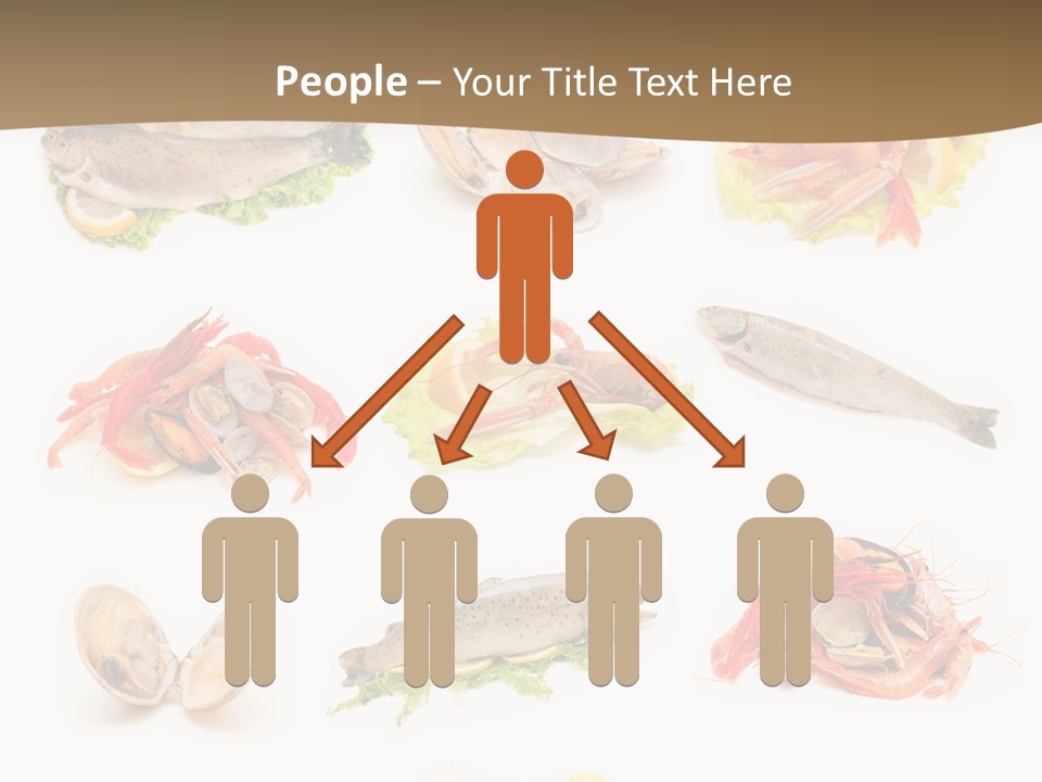 Food Sea Shrimps PowerPoint Template