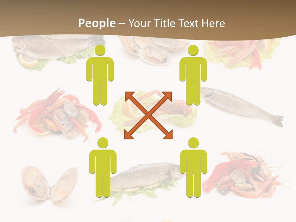 Food Sea Shrimps PowerPoint Template