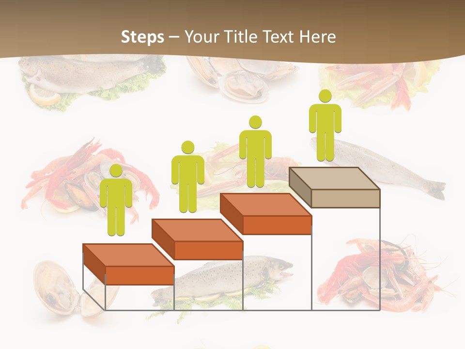 Food Sea Shrimps PowerPoint Template