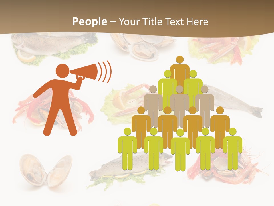 Food Sea Shrimps PowerPoint Template