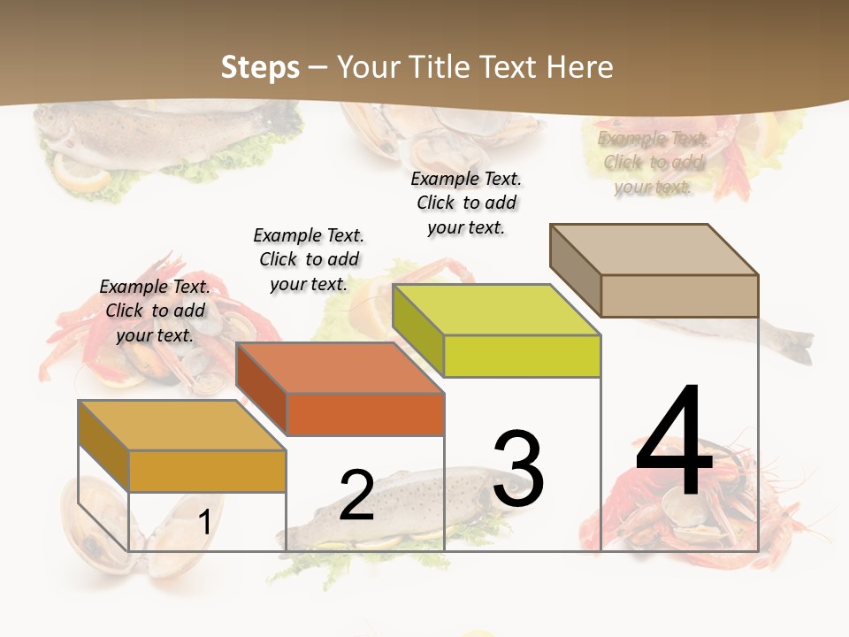 Food Sea Shrimps PowerPoint Template