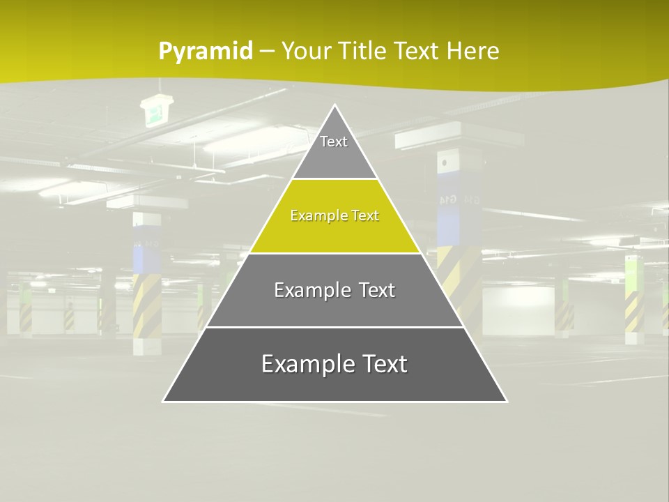 Concrete Garage Empty PowerPoint Template