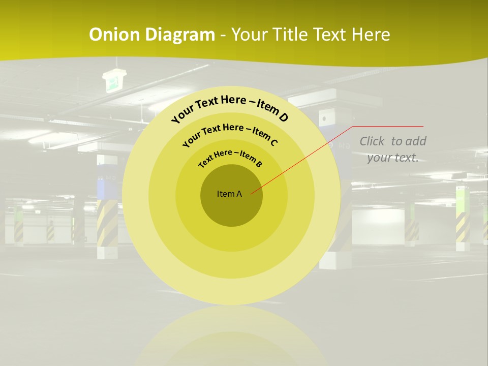 Concrete Garage Empty PowerPoint Template