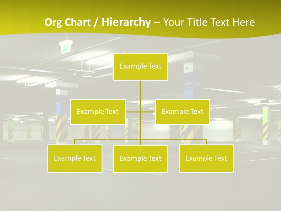 Concrete Garage Empty PowerPoint Template