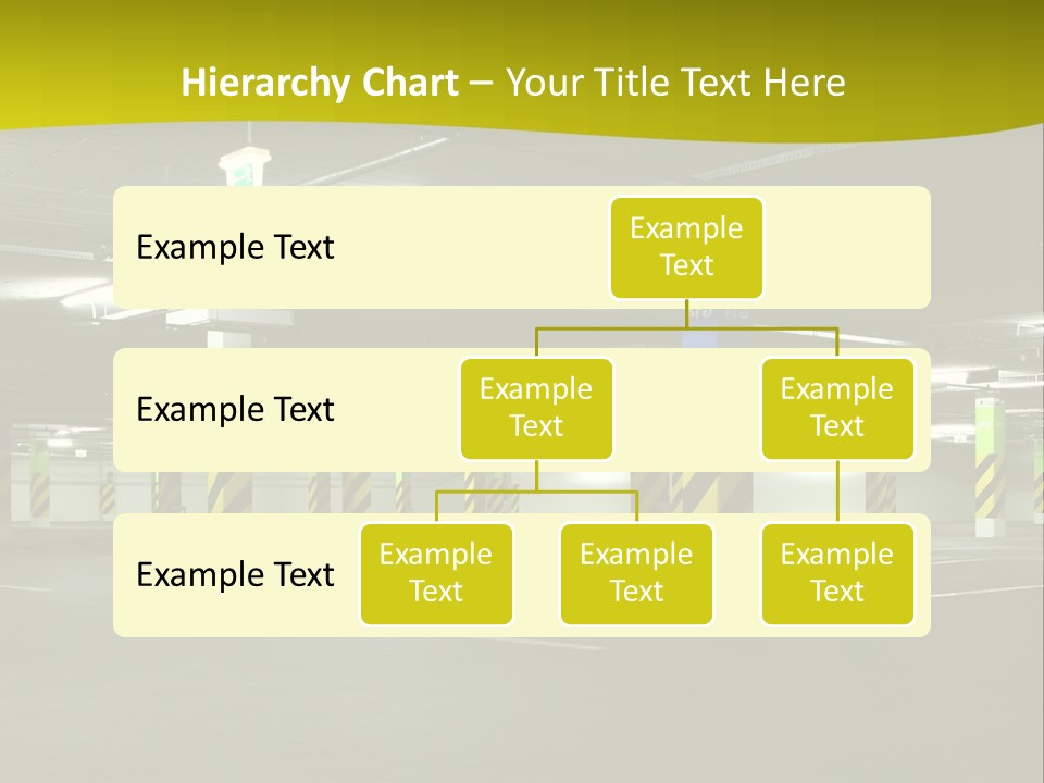 Concrete Garage Empty PowerPoint Template
