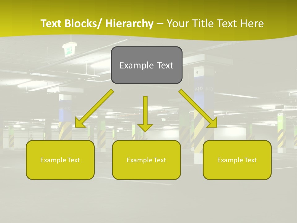 Concrete Garage Empty PowerPoint Template