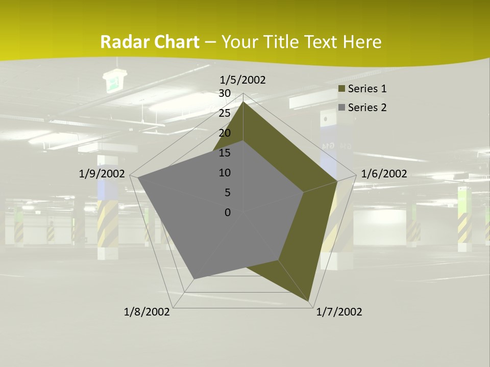 Concrete Garage Empty PowerPoint Template