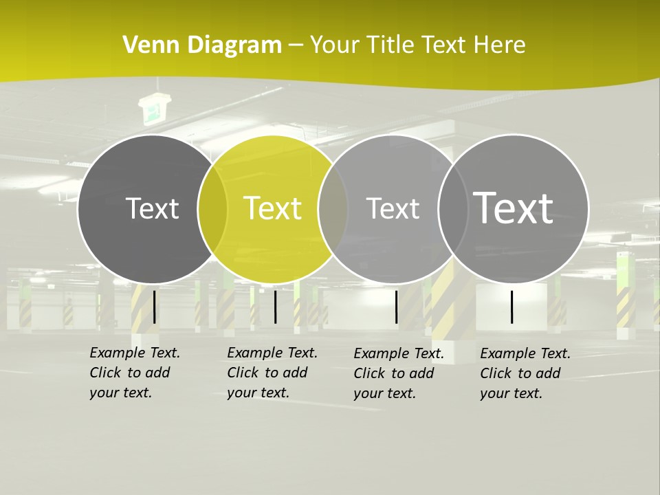 Concrete Garage Empty PowerPoint Template