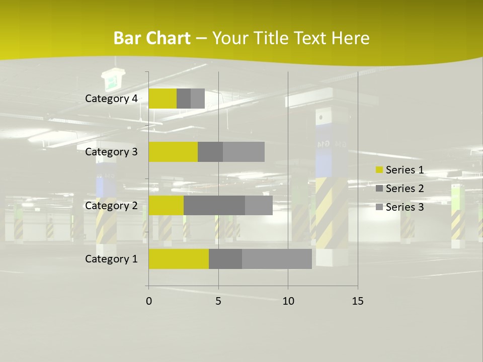Concrete Garage Empty PowerPoint Template