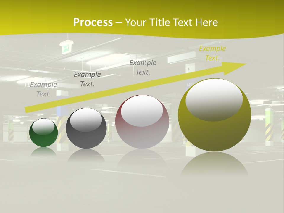 Concrete Garage Empty PowerPoint Template