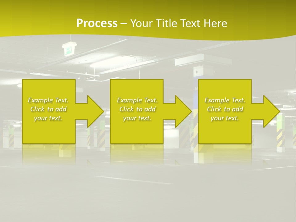 Concrete Garage Empty PowerPoint Template