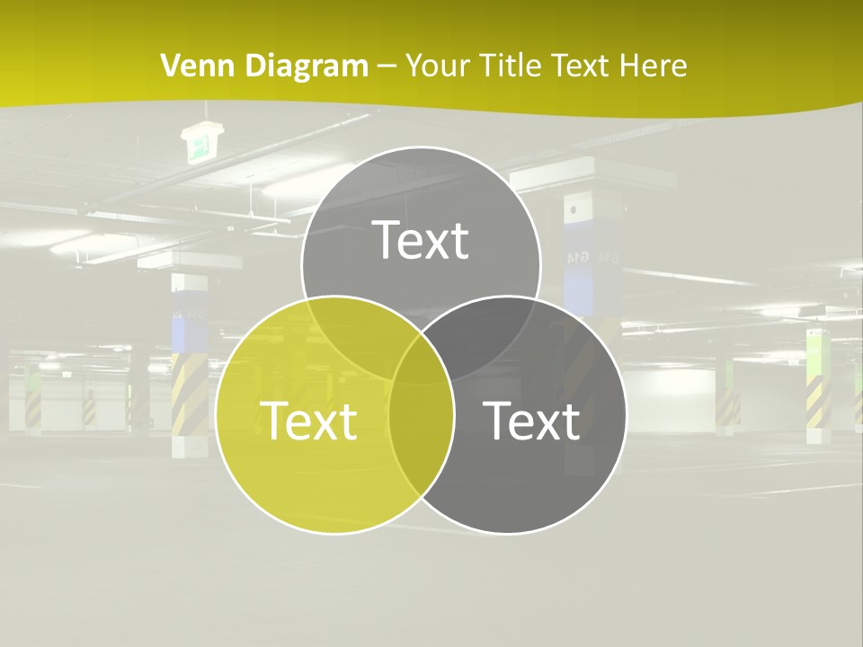Concrete Garage Empty PowerPoint Template