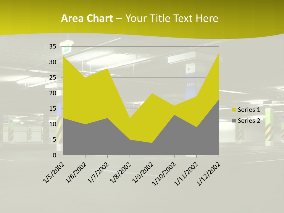 Concrete Garage Empty PowerPoint Template