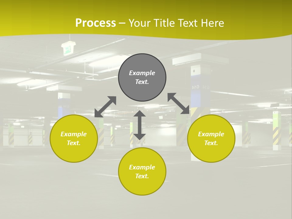 Concrete Garage Empty PowerPoint Template