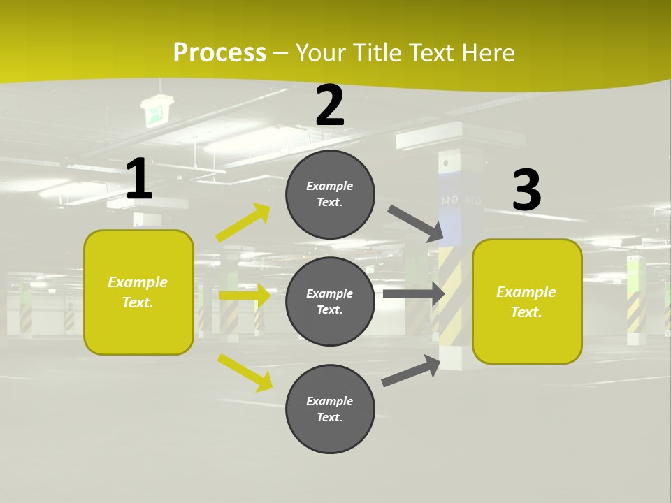Concrete Garage Empty PowerPoint Template