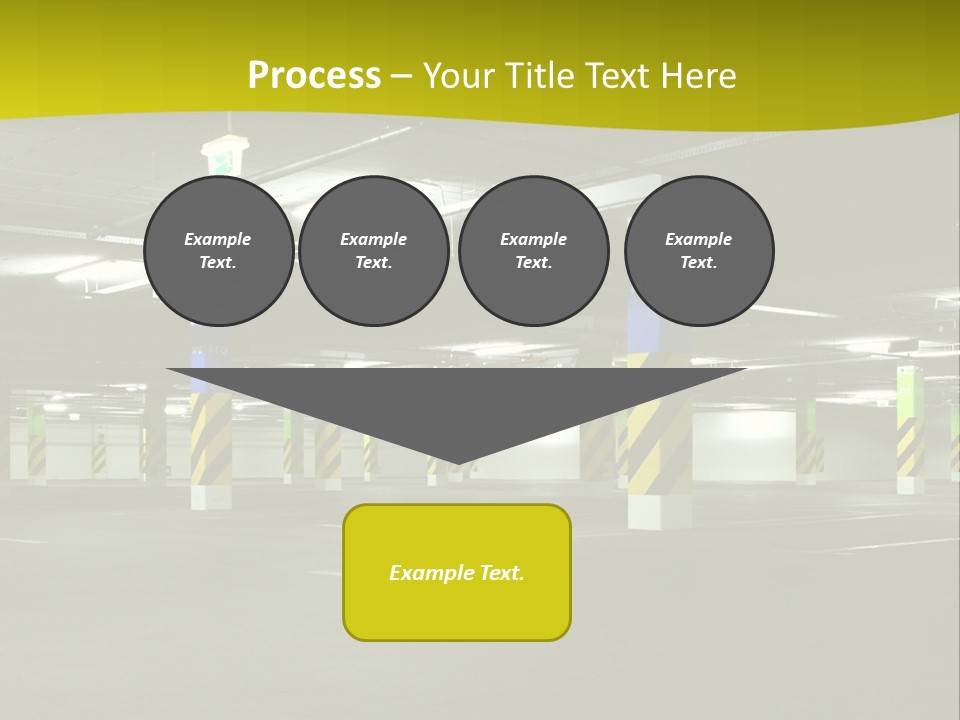 Concrete Garage Empty PowerPoint Template