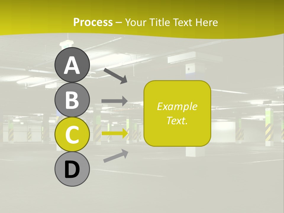 Concrete Garage Empty PowerPoint Template
