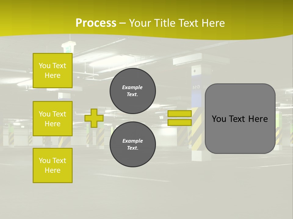 Concrete Garage Empty PowerPoint Template