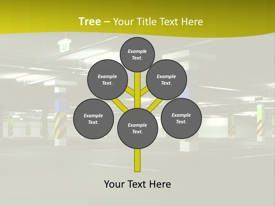 Concrete Garage Empty PowerPoint Template