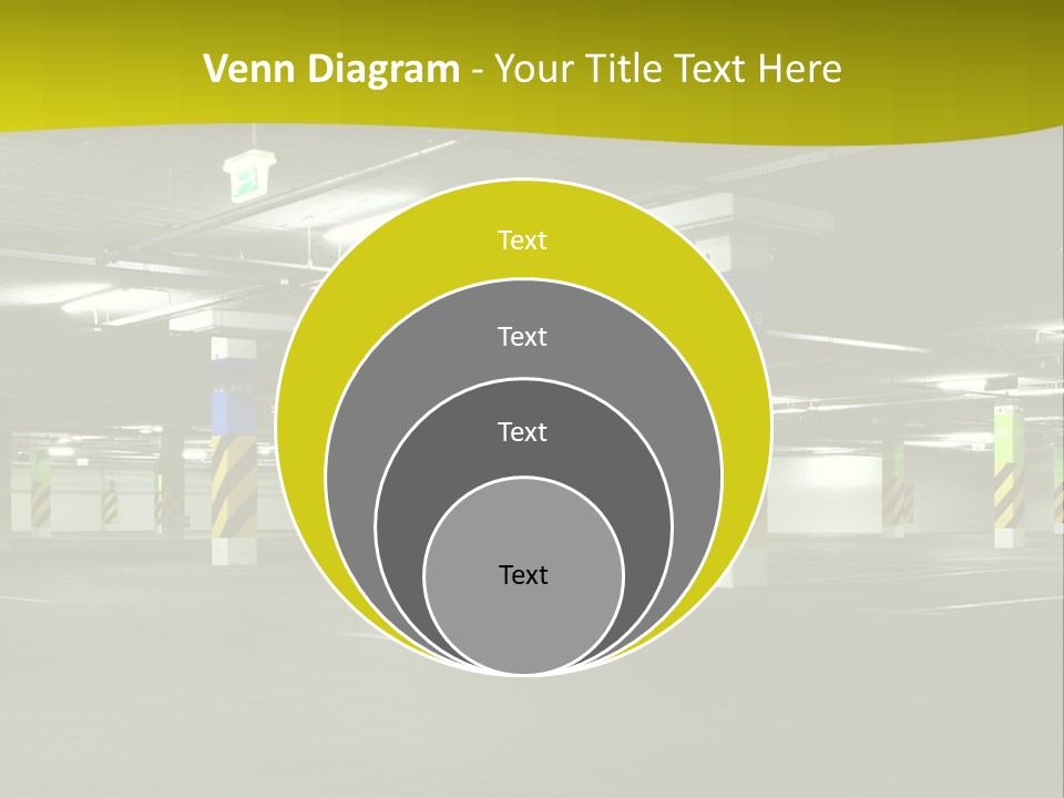 Concrete Garage Empty PowerPoint Template