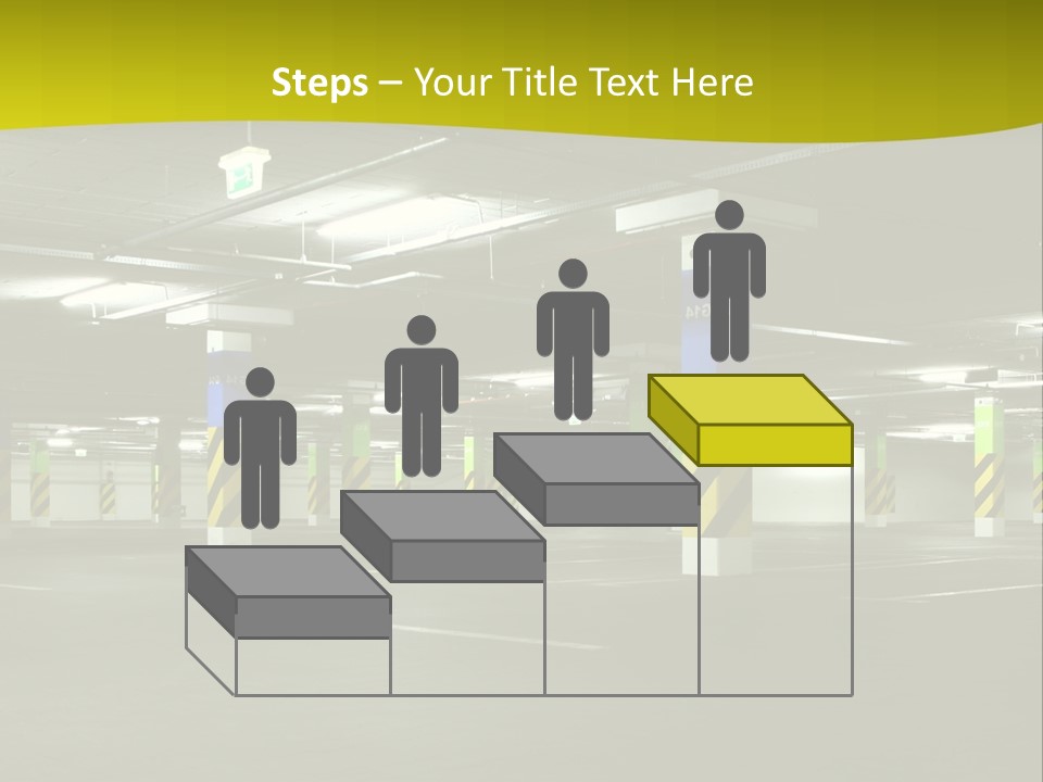 Concrete Garage Empty PowerPoint Template